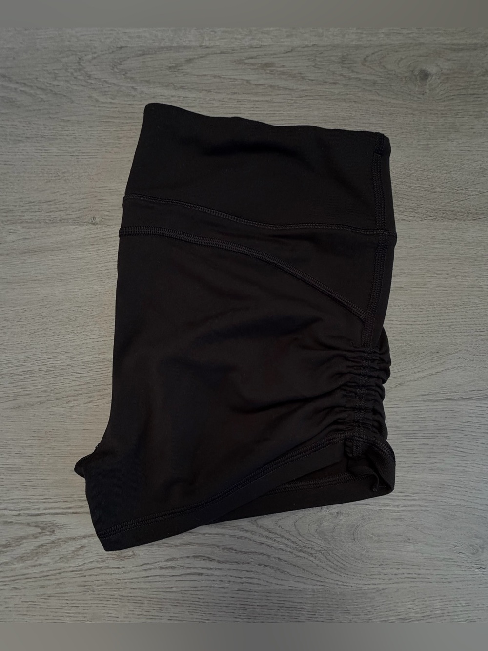 Victoria's Secret VSX Sport Knockout Hot Shorts Ruched Black Women's Size M - Picture 5 of 8